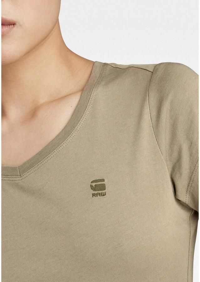 G-Star RAW Eyben Slim V-Hals Top 2.0 Groen Dames - Foto 7