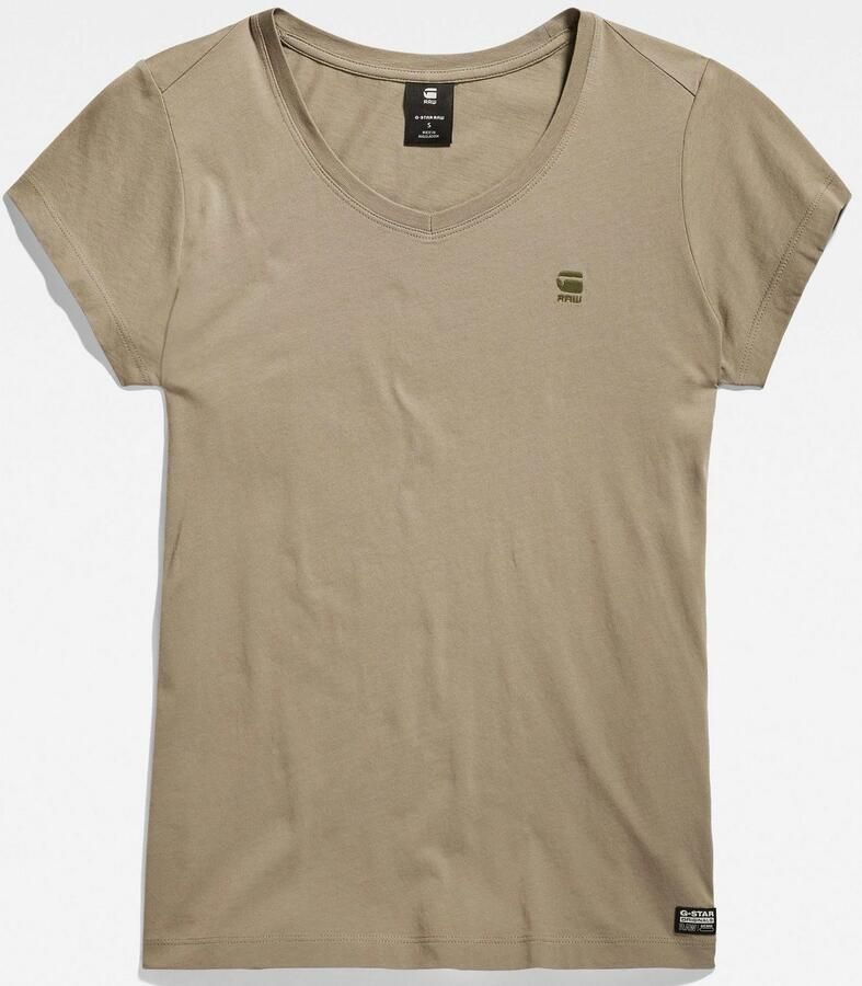 G-Star RAW Eyben Slim V-Hals Top 2.0 Groen Dames - Foto 4