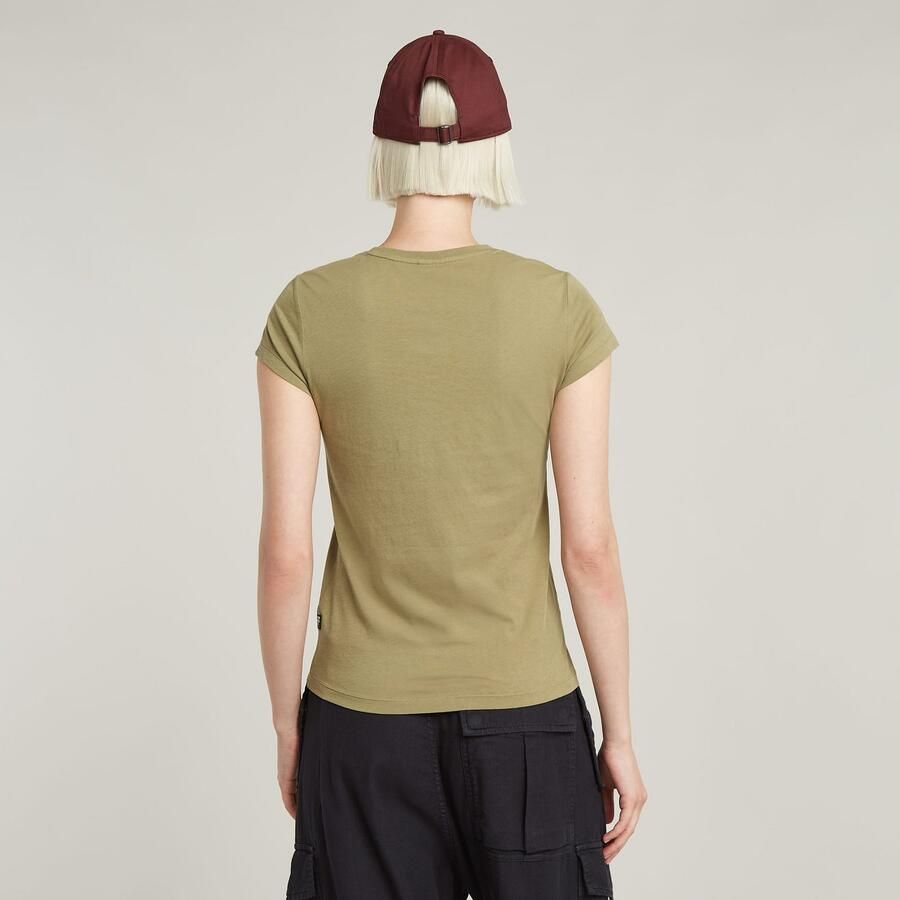G-Star Raw T-shirt met labelstitching model 'Eyben'