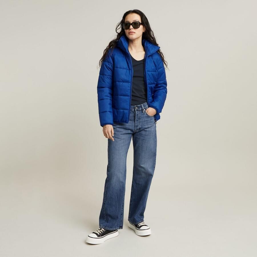 G-Star RAW Eyben Slim V-Neck Top 2.0 Donkerblauw Dames - Foto 5