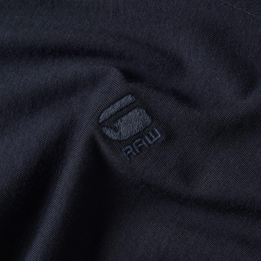 G-Star RAW Eyben Slim V-Neck Top 2.0 Donkerblauw Dames - Foto 6