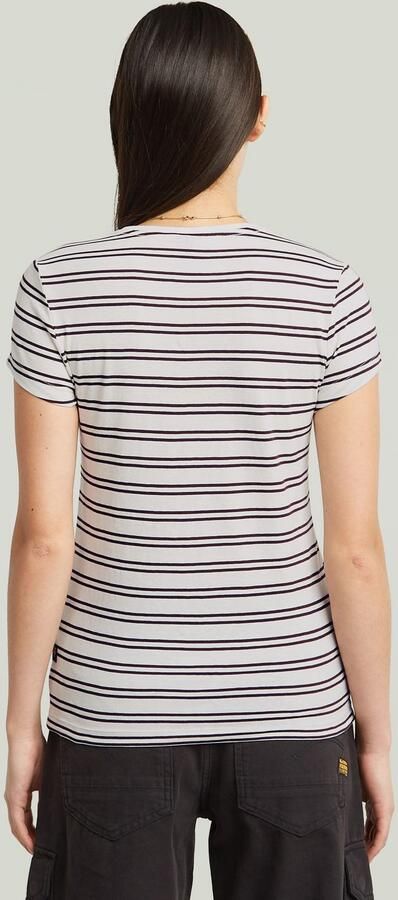 G-Star RAW Stripe Eyben Slim V 2.0 T-shirt Meerkleurig Dames - Foto 5