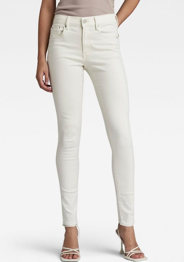 G-Star RAW 3301 high waist skinny jeans paper white gd - Foto 7