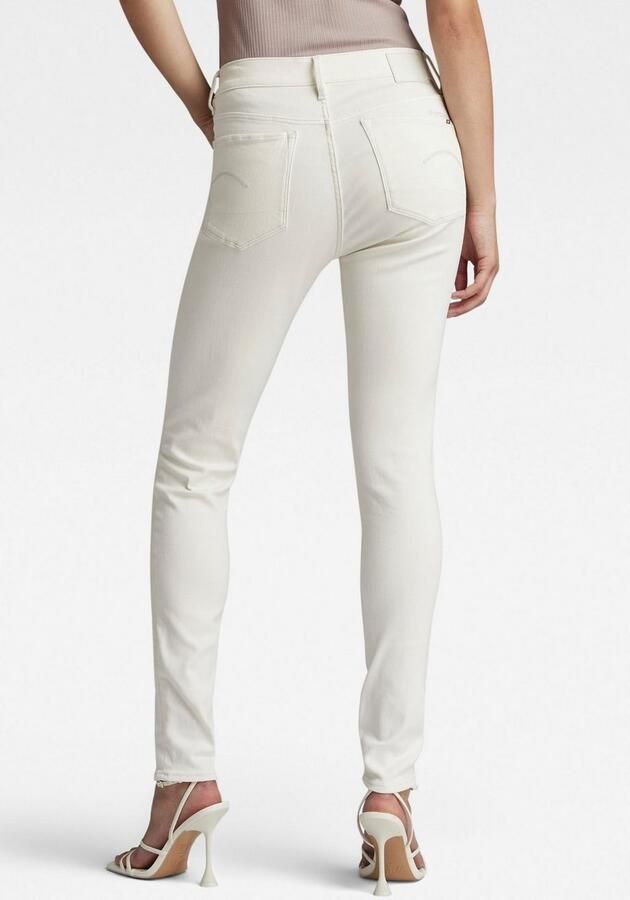 G-Star RAW 3301 high waist skinny jeans paper white gd - Foto 4
