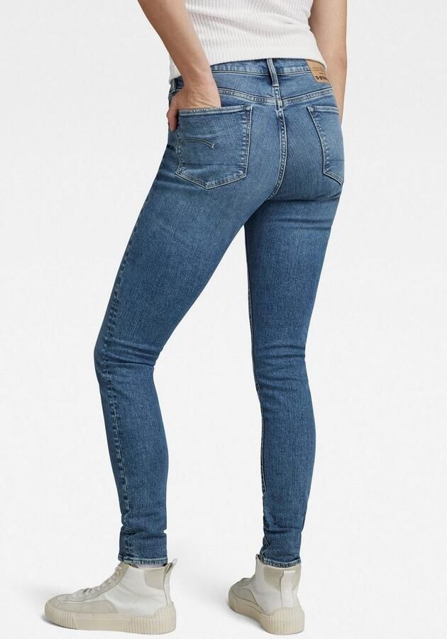 G-Star RAW 3301 Skinny Jeans Midden blauw Dames - Foto 4