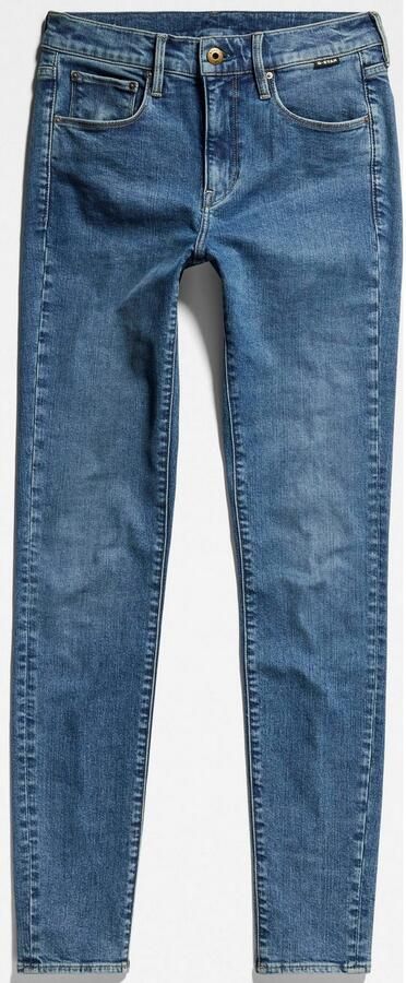 G-Star RAW 3301 Skinny Jeans Midden blauw Dames - Foto 6