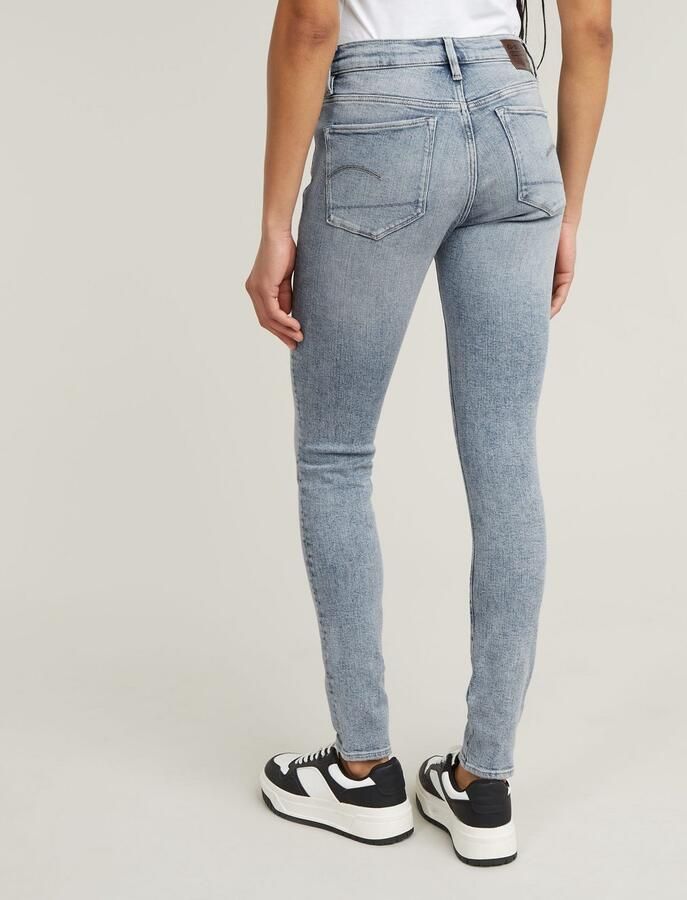 G-Star Mid Waist Skinny Fit Jeans Blue Dames - Foto 6