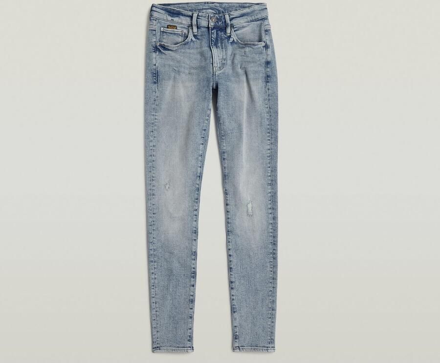 G-Star Mid Waist Skinny Fit Jeans Blue Dames - Foto 5