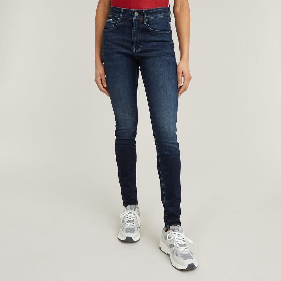 G-Star RAW 3301 Skinny Jeans Donkerblauw Dames - Foto 10