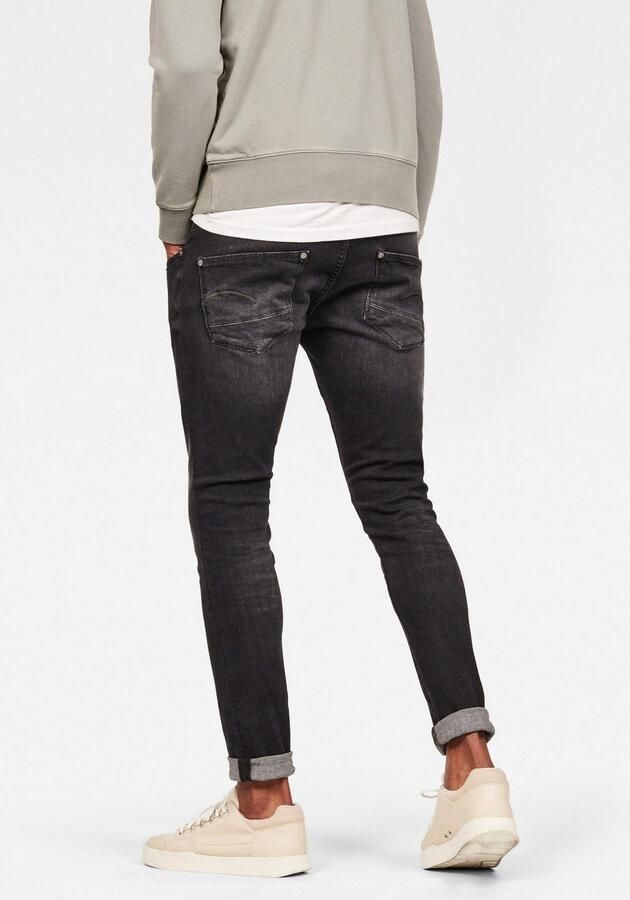 Zwarte G Star Raw Skinny Jeans A634 Elto Black Superstretch - Foto 20