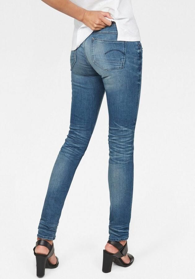 G-Star RAW Skinny fit jeans Ly Mid Waist Skinny moderne versie van het klassieke 5-pocket-design - Foto 13