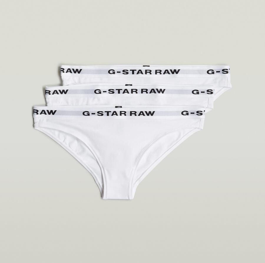 G-Star RAW Bikini Slip Set Van 3 Wit Dames - Foto 4