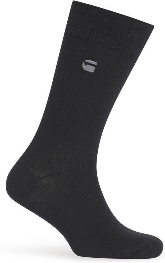 G-Star RAW Sokken SAGE 3 PACK SOCKS effen met logoborduursel (set 3 paar)