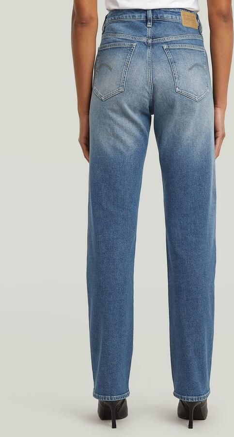 G-STAR high waist straight leg jeans medium blue denim - Foto 10