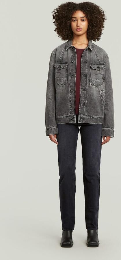 G-STAR high waist straight leg jeans black denim - Foto 11