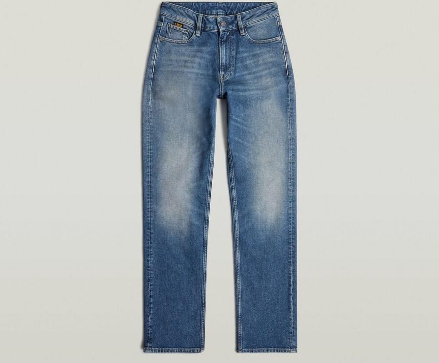 G-STAR high waist straight leg jeans medium blue denim - Foto 6