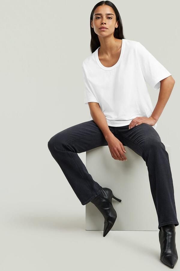 G-STAR high waist straight leg jeans black denim - Foto 9