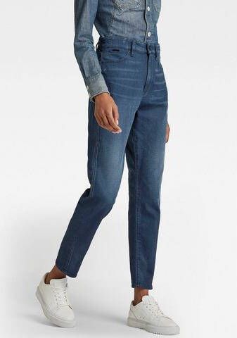 G-Star G Star RAW Straight jeans Janeh Ultra High Mom Ankle Jeans met afgeronde pas achter voor een elegante look