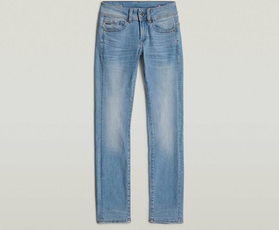 G-Star RAW Straight jeans Midge 5-pocketsmodel met markante stiknaden - Foto 6