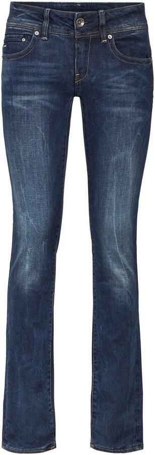 G-Star RAW Straight jeans Midge 5-pocketsmodel met markante stiknaden - Foto 14