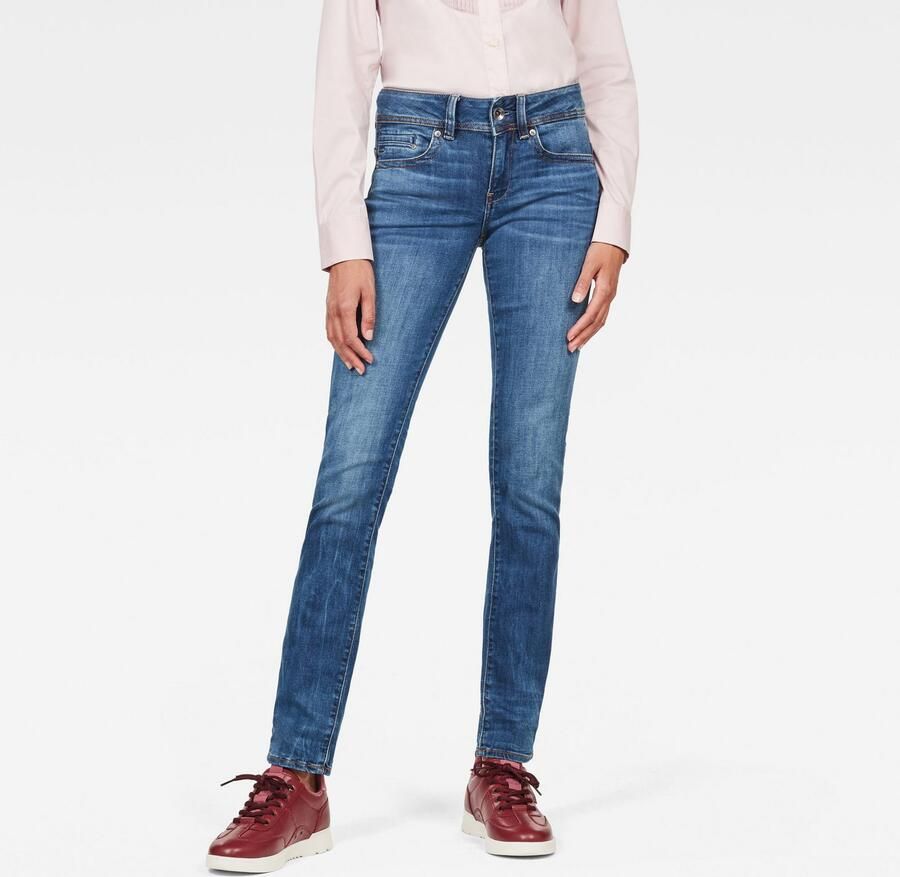G-Star Raw Straight Jeans MIDGE SADDLE MID STRAIGHT - Foto 6