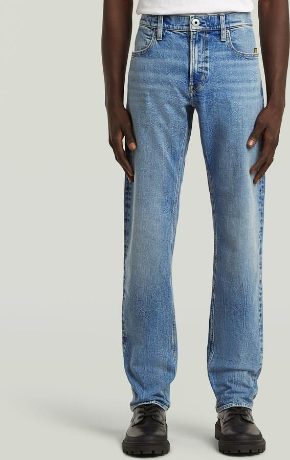 G-Star Raw Straight leg jeans met steek- en achterzakken model 'Mosa' - Foto 6