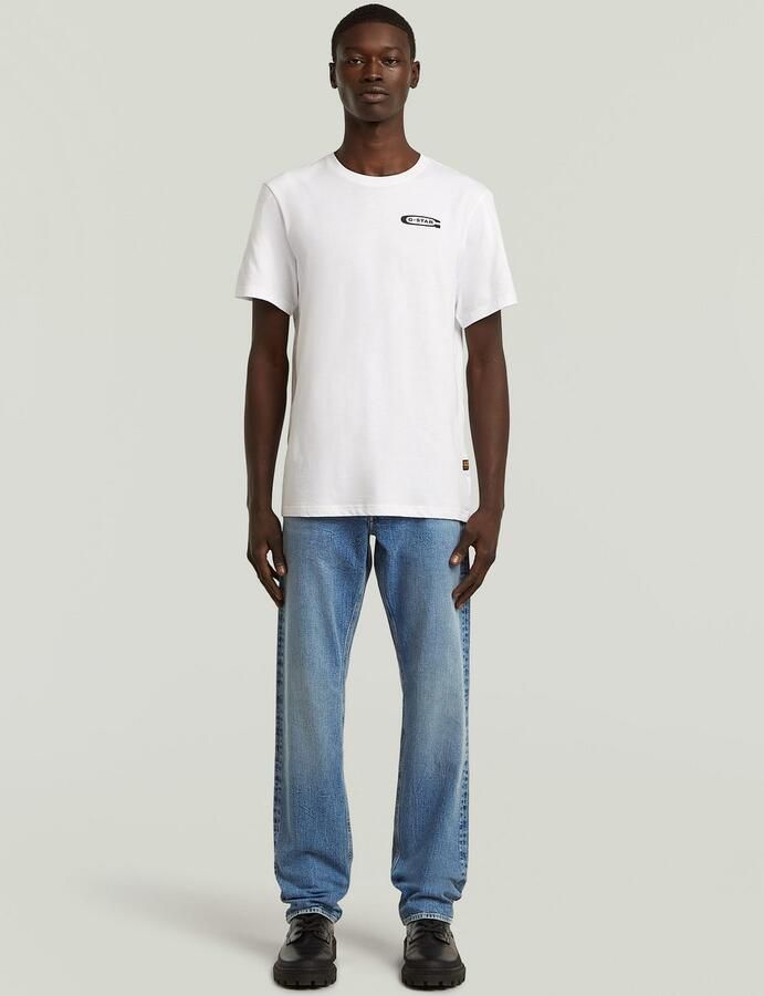 G-Star Raw Straight leg jeans met steek- en achterzakken model 'Mosa' - Foto 5