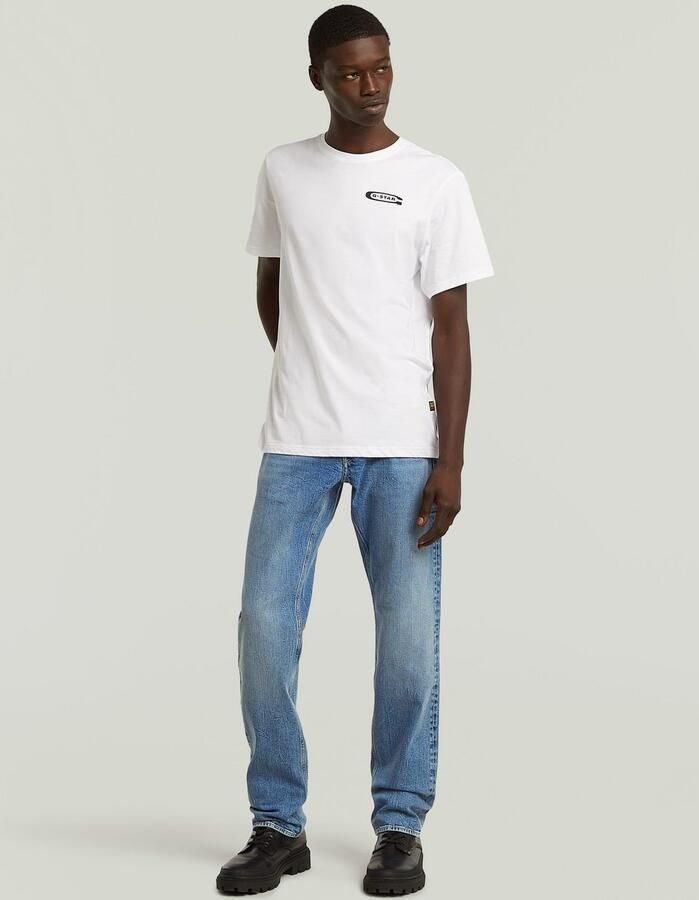 G-Star Raw Straight leg jeans met steek- en achterzakken model 'Mosa' - Foto 4