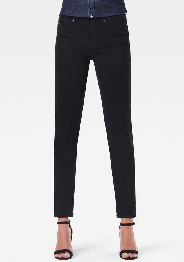 G-Star RAW Straight jeans Noxer Straight met ritszak boven de achterzak achter - Foto 7