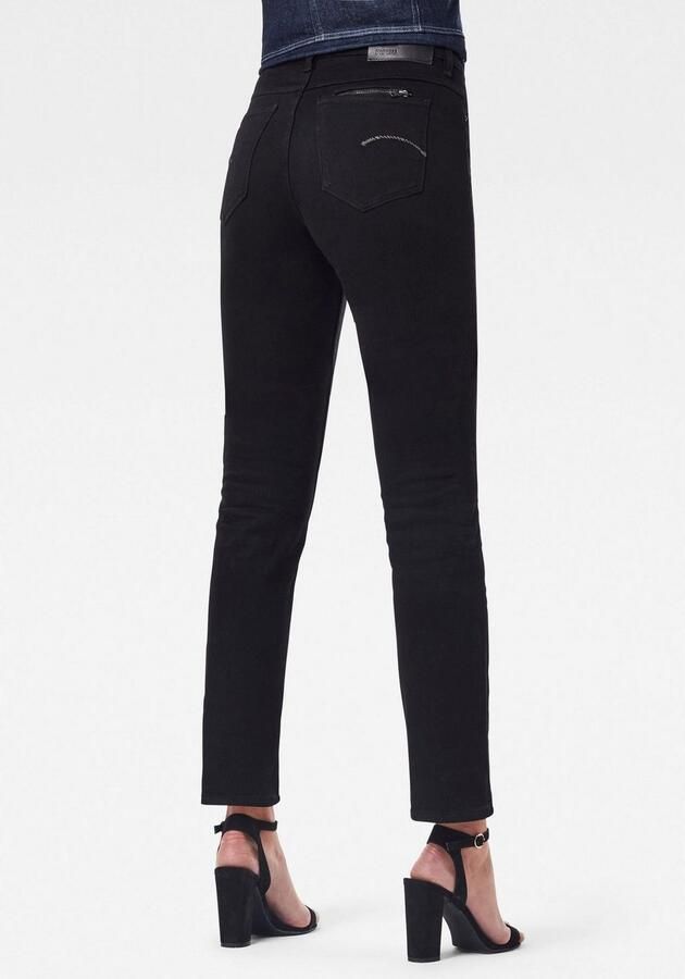 G-Star RAW Straight jeans Noxer Straight met ritszak boven de achterzak achter - Foto 6