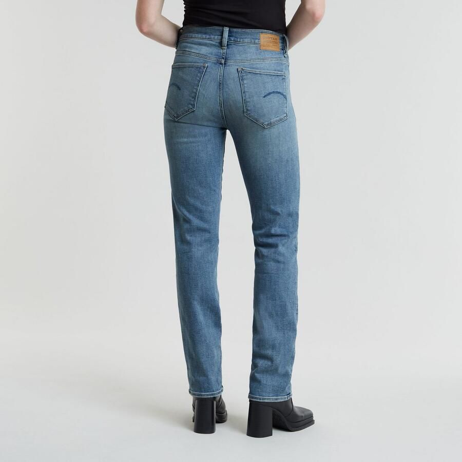 G-Star RAW Strace Straight Jeans Lichtblauw Dames