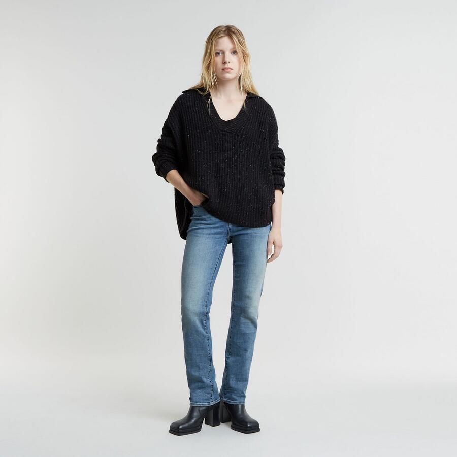 G-Star RAW Strace Straight Jeans Lichtblauw Dames - Foto 4