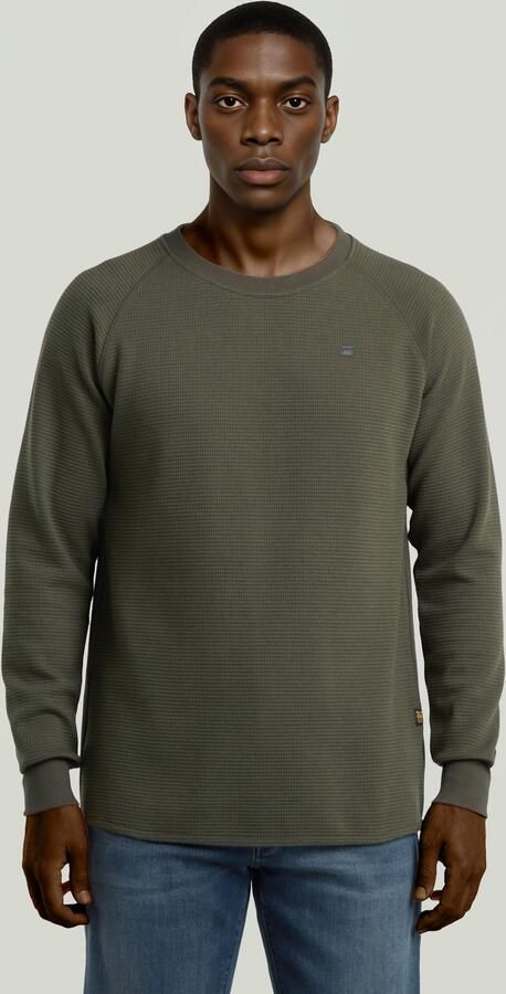 G-Star Raw Regular fit shirt met lange mouwen in gebreide look model 'Jirgi' - Foto 6