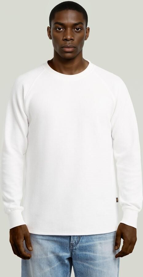 G-Star Raw Regular fit shirt met lange mouwen in gebreide look model 'Jirgi' - Foto 7