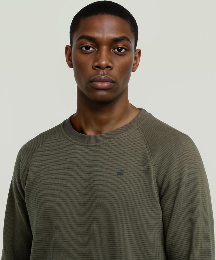 G-Star Raw Regular fit shirt met lange mouwen in gebreide look model 'Jirgi' - Foto 2