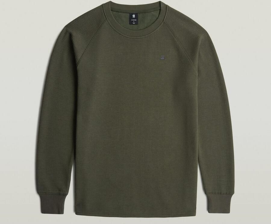 G-Star Raw Regular fit shirt met lange mouwen in gebreide look model 'Jirgi' - Foto 3