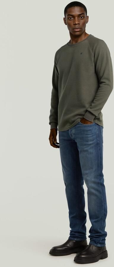 G-Star Raw Regular fit shirt met lange mouwen in gebreide look model 'Jirgi' - Foto 4