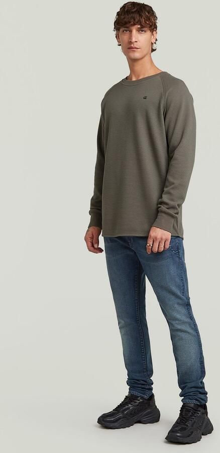 G-Star Raw Regular fit shirt met lange mouwen in gebreide look model 'Jirgi'