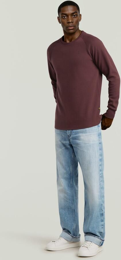 G-Star Raw Regular fit shirt met lange mouwen in gebreide look model 'Jirgi' - Foto 3