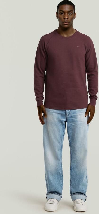 G-Star Raw Regular fit shirt met lange mouwen in gebreide look model 'Jirgi' - Foto 2