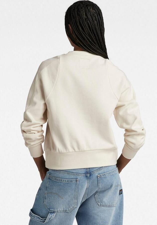 G-Star RAW Cornely RAW Dot Raglan Sweater Beige Dames - Foto 5