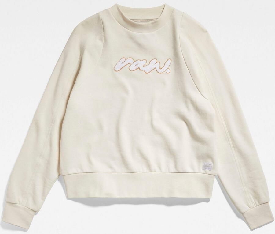 G-Star RAW Cornely RAW Dot Raglan Sweater Beige Dames - Foto 2