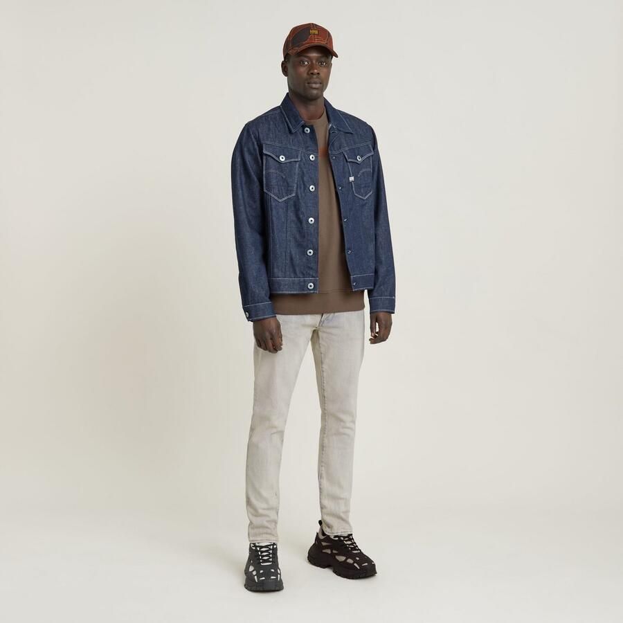 G-Star RAW Photo Back Print Loose Sweater Bruin Heren - Foto 2