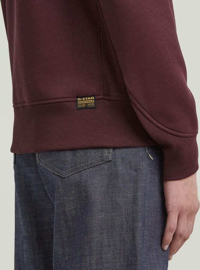 G-Star RAW Sweatshirt Premium core 2.0 met inzetstuk bij de halslijn - Foto 4