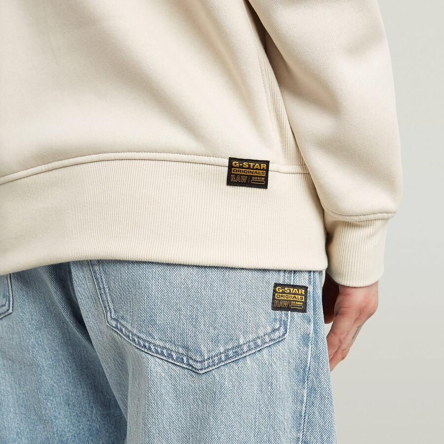 G-Star RAW Sweatshirt Premium core 2.0 met inzetstuk bij de halslijn - Foto 4