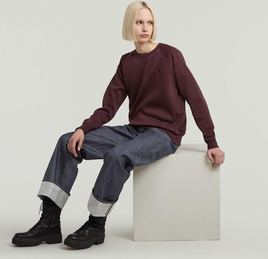 G-Star RAW Sweatshirt Premium core 2.0 met inzetstuk bij de halslijn - Foto 2