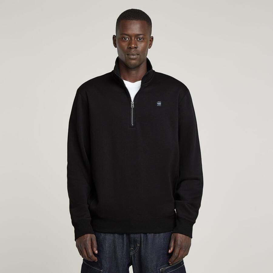 G-Star Raw Sweatshirt met schipperskraag en logostitching - Foto 8