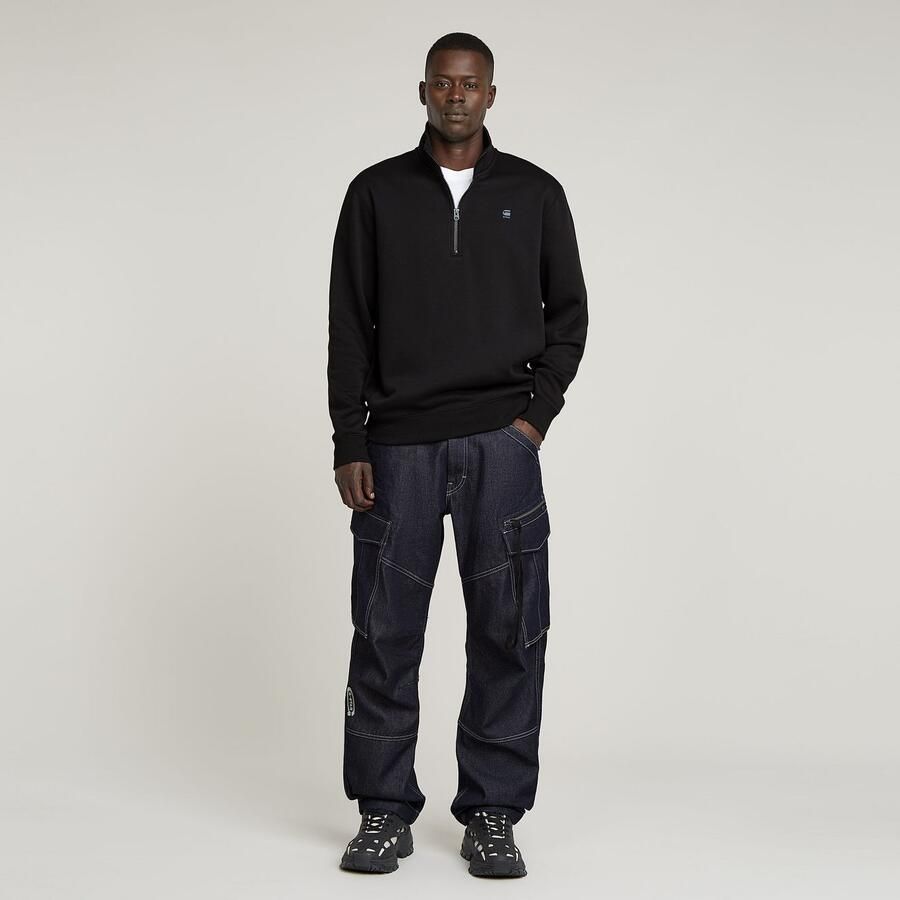 G-Star Raw Sweatshirt met schipperskraag en logostitching - Foto 4