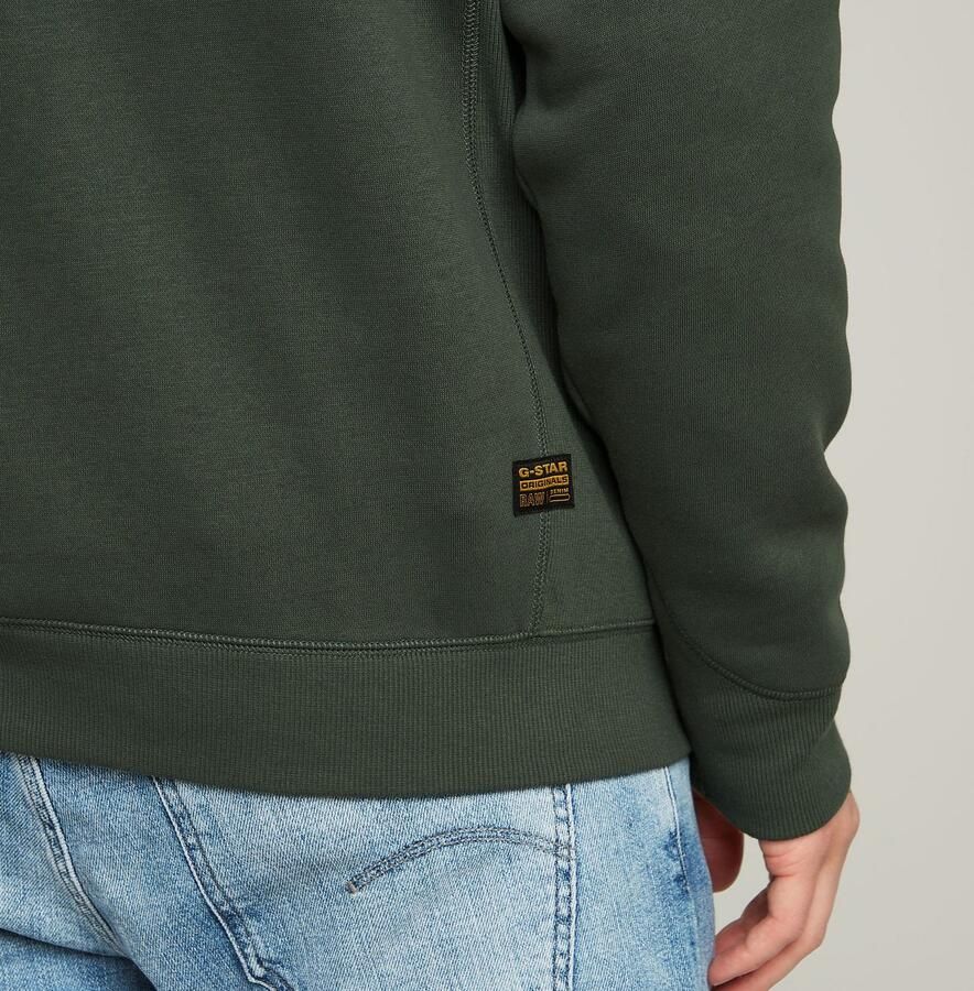 G-STAR RAW Heren Truien & Vesten Premium Core Half Zip R Sw L\s Grijs - Foto 9