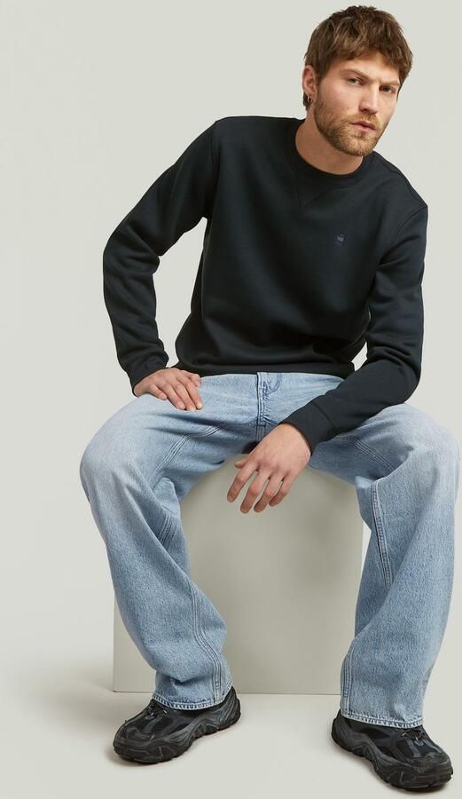 G-Star RAW Sweatshirt Premium Core Pacior Sweat met rib-inzetten aan de zijkanten - Foto 4